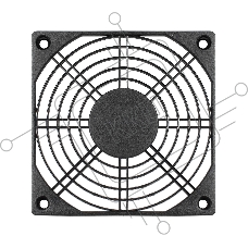 Решетка для вентилятора 120x120 ExeGate EG-120PSB (120x120 мм, пластиковая, квадратная, черная)