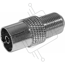 Переходник гнездо F-гнездо TV Rexant