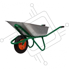 Тачка садово-строительная Palisad усиленная, грузоподъемность 200 кг, объем 90 л