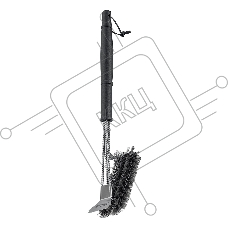 Щетка для чистки гриля Camping Palisad 46,5 см, 2 в 1 (щетка, скребок)