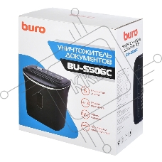Шредер Buro Home BU-S506C (секр.P-4)/фрагменты/5лист./12лтр./пл.карты