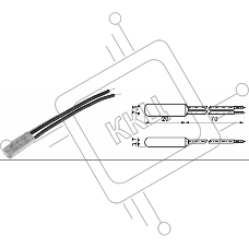 Термостат биметаллический KSD9700 5А/95 С нормально разомкнутый