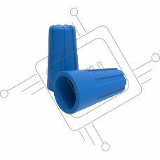 Соединительный изолирующий зажим Rexant СИЗ-2, ø 3,0 мм (1,0-4,5 мм²) синий