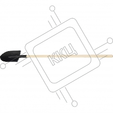 Лопата штыковая, 205х275х1400 мм, деревянный черенок Россия