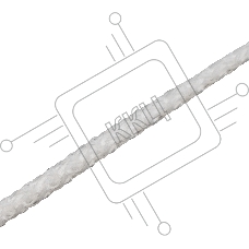 Шнур бельевой HomePalisad полипропиленовый с сердечником, 5 мм L 20 м, белый
