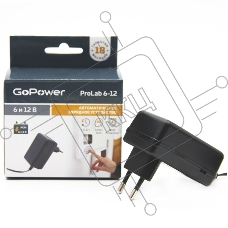 З/У для свинцово-кислотных аккумуляторов 6 и 12V GoPower ProLab 6-12 1.0A (1/100)