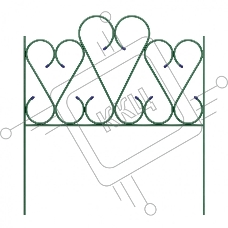 Заборчик Россия Садово-парковый 