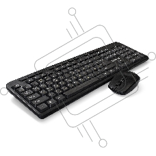 Комплект клавиатура+мышь ExeGate Professional Standard Combo MK240 беспроводной, USB, 1200 DPI, чёрный