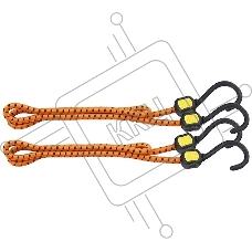 Резинки багажные Stels обрезиненные крюки, 2 шт, 1000 мм