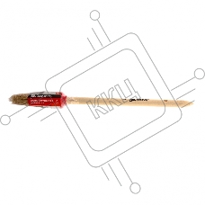 Кисть круглая MTX 82072 № 2 (20 мм), натуральная щетина, деревянная рукоятка