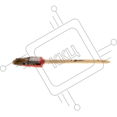 Кисть круглая MTX 82074 № 4 (25 мм), натуральная щетина, деревянная рукоятка