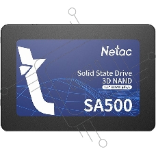 Накопитель SSD Netac SA500, 120Gb, SATA III, 2.5