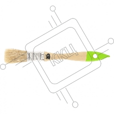 Кисть плоская Сибртех 20 мм, натуральная щетина, деревянная рукоятка