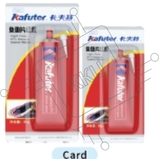 Высокотемпературный силиконовый герметик Kafuter K-383 красный 85 грамм блистер