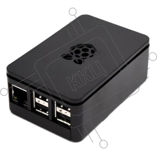 Компьютерный корпус ACD RA179 черный для микрокомпьютера Raspberry Pi 3 черный ABS Plastic case with Logo for Raspberry Pi 3