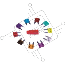 Набор автомобильных предохранителей Rexant 