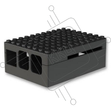 Корпус ACD RA182 black для микрокомпьютера Raspberry Pi 3 черный ABS Plastic Building Block case for Raspberry Pi 3