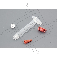 Промышленный шприц 3 мл с красной крышкой
