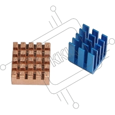 Набор радиаторов ACD RA207 Golden + Blue Heat Sink setfor Raspberry Pi 3